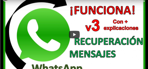 como recuperar mensajes de WhatsApp de hace algunos meses o años
