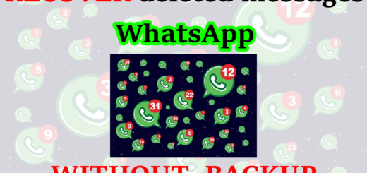 Recover deleted messages WhatsApp without backup Android iPhone iOS 2020 2021