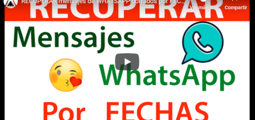 RECUPERAR mensajes de WHATSAPP borrados por FECHA RECUPERAR mensajes de WHATSAPP de una fecha especifica 2021