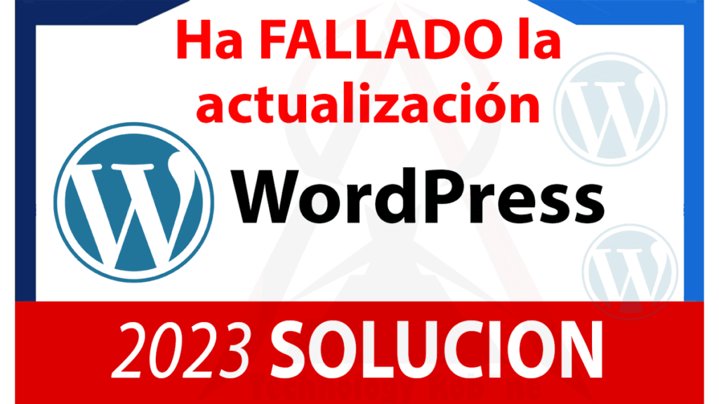 ha fallado la actualización No se ha podido insertar la entrada en la base de datos WordPress