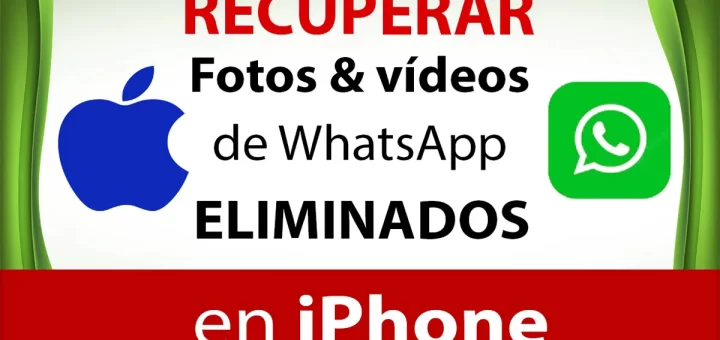 Como RECUPERAR fotos y vídeos de WhatsApp ELIMINADOS en iPhone