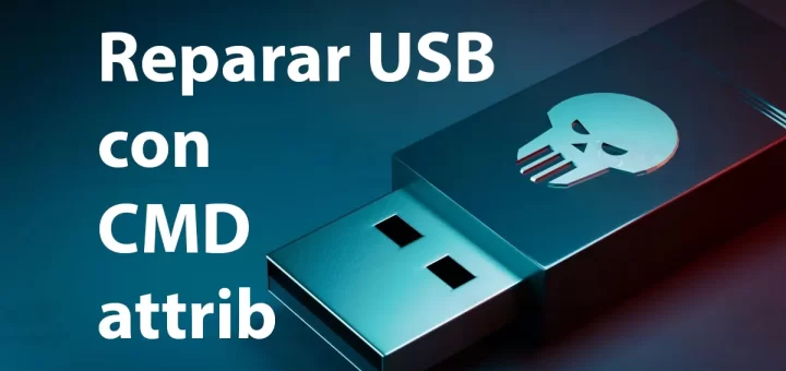Reparar USB con CMD attrib