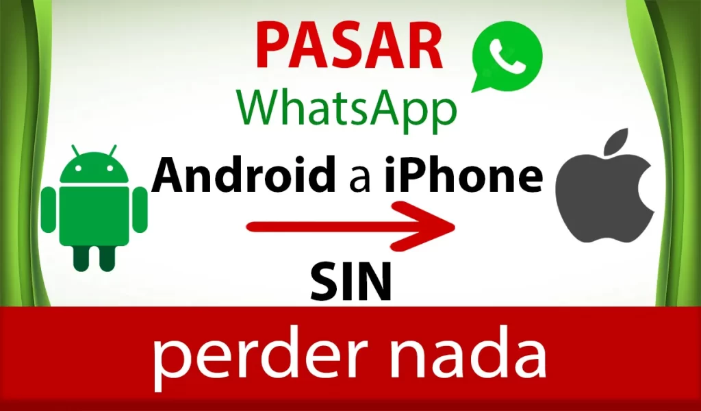 Como PASAR WhatsApp de Android a iPhone SIN PERDER nada