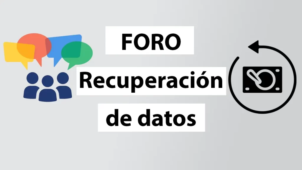 Foro recuperación de datos