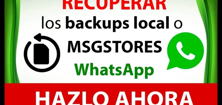 RECUPERAR archivos msgstore.db.crypt