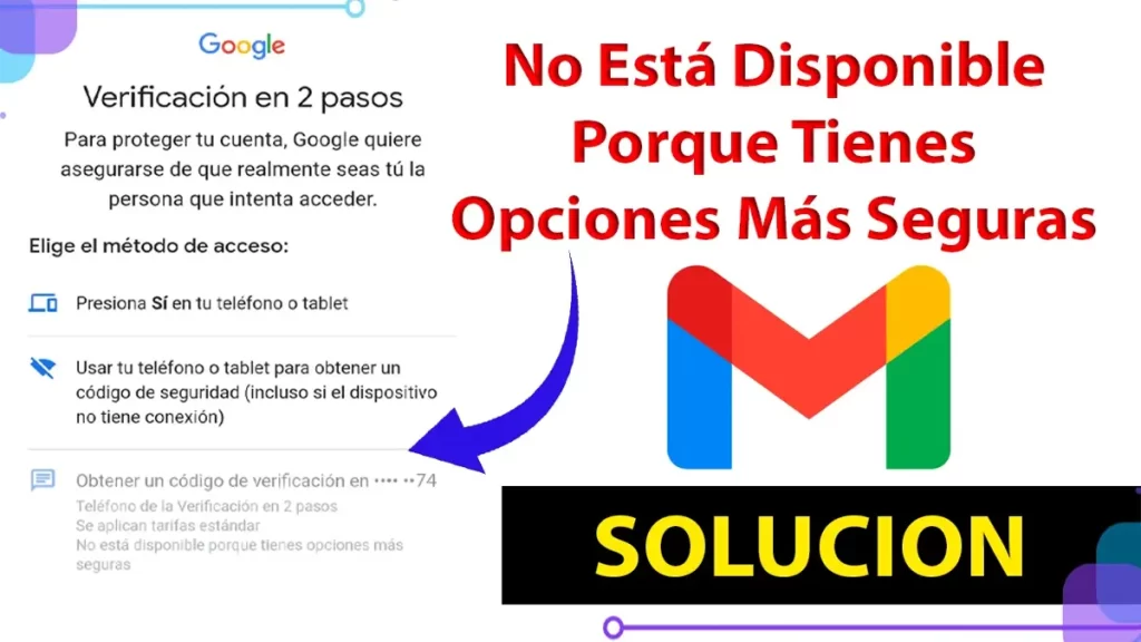 No Está Disponible Porque Tienes Opciones Más Seguras