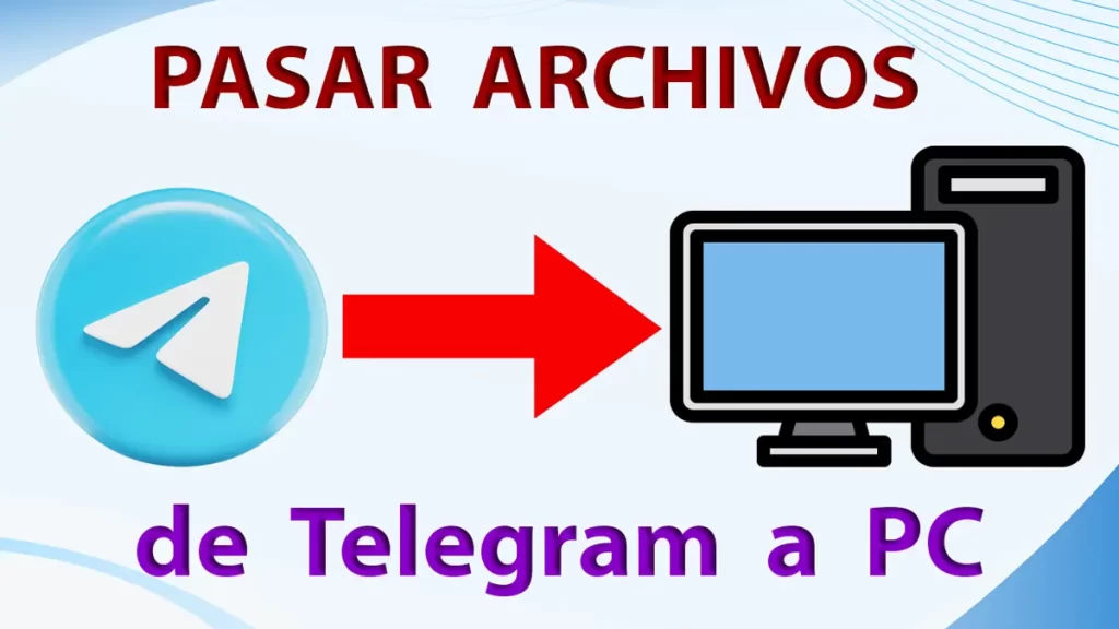 Como PASAR archivos de TELEGRAM a PC