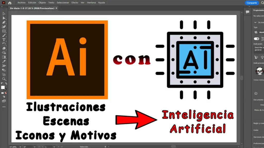Como usar IA en Adobe Illustrator