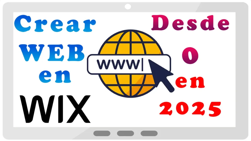 Crear sitio web en wix