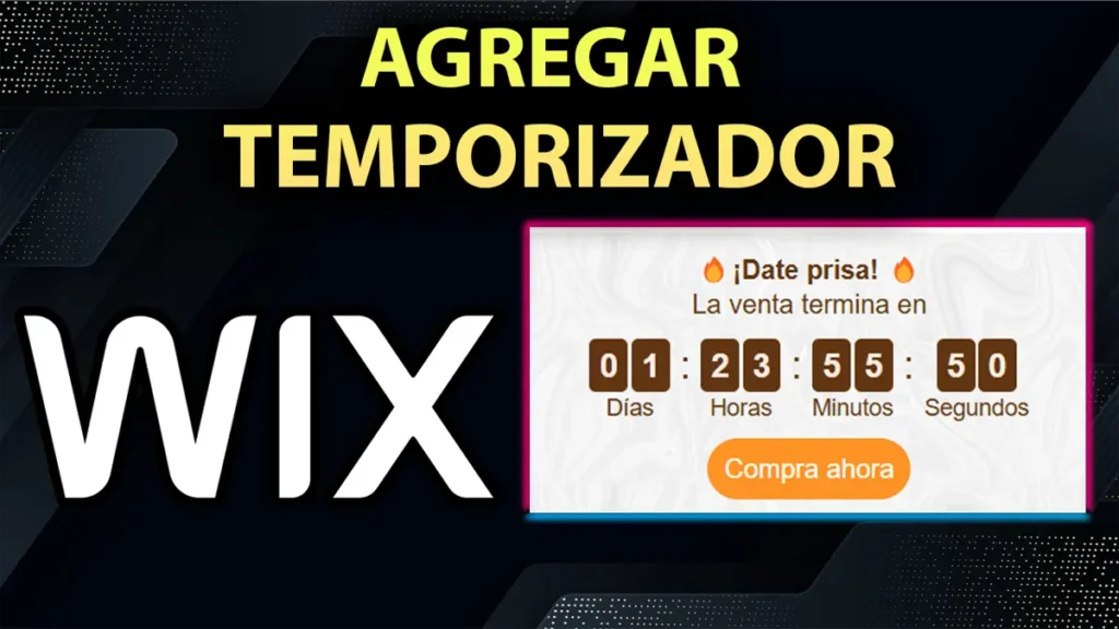 Como agregar cuenta regresiva en Wix