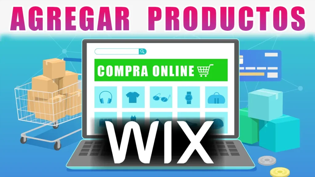 Como agregar productos en Wix