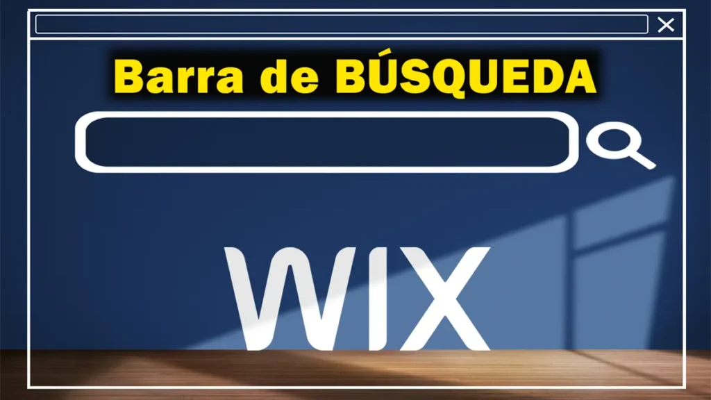 Como agregar una barra de búsqueda en Wix
