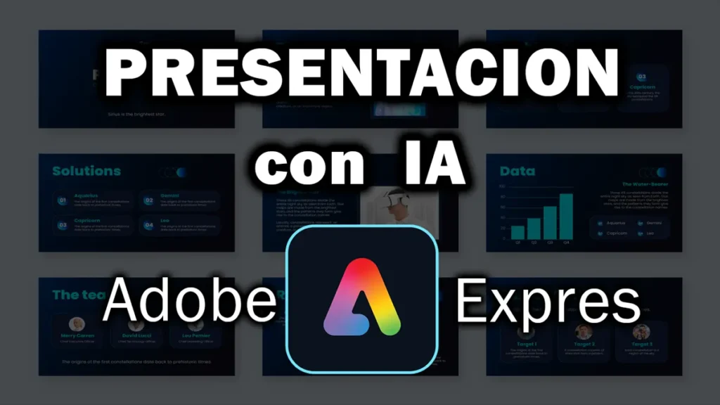 Como hacer una presentación en Adobe Express