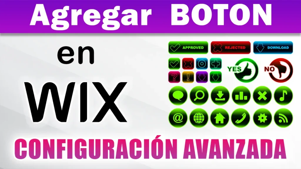 Como agregar un botón en Wix