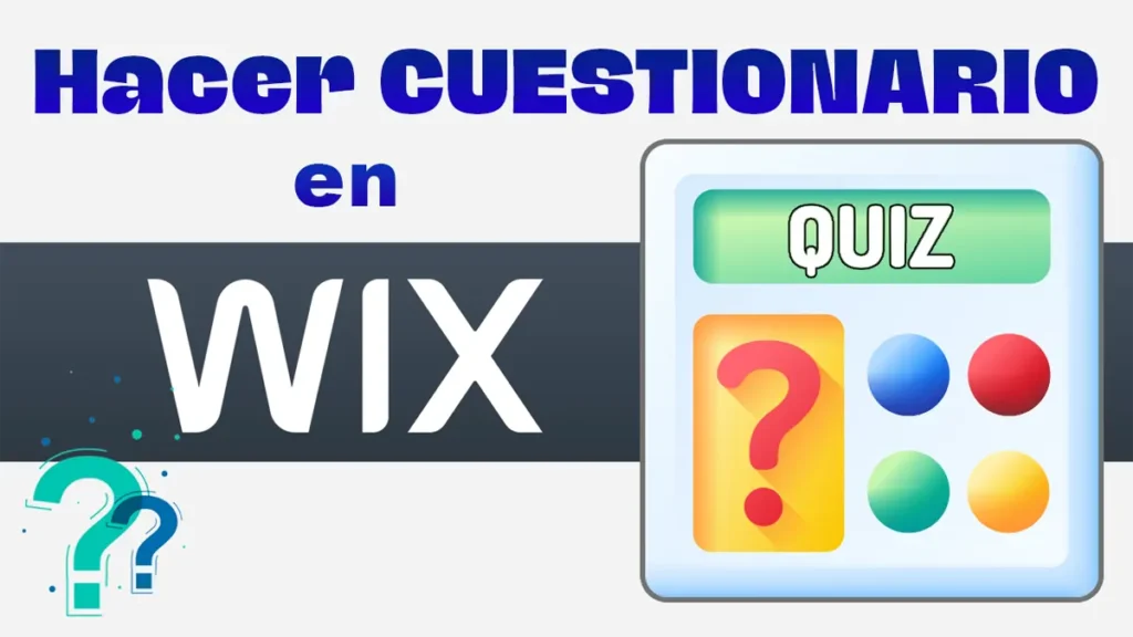 Cómo hacer un cuestionario en Wix