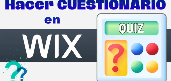 Cómo hacer un cuestionario en Wix
