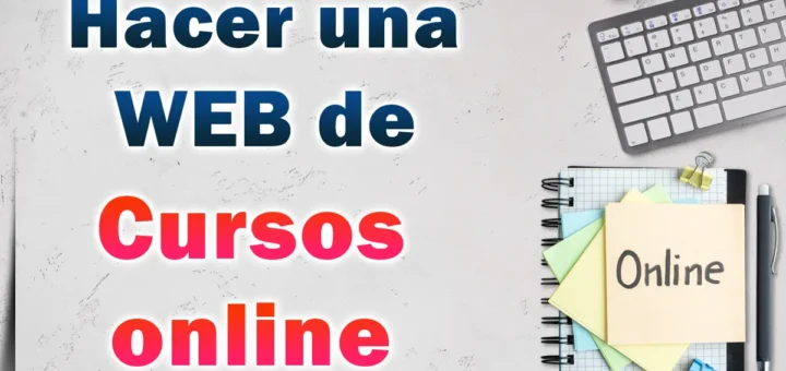 Como hacer una web de cursos online