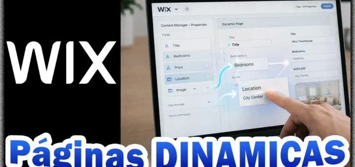 Como crear páginas dinámicas en Wix