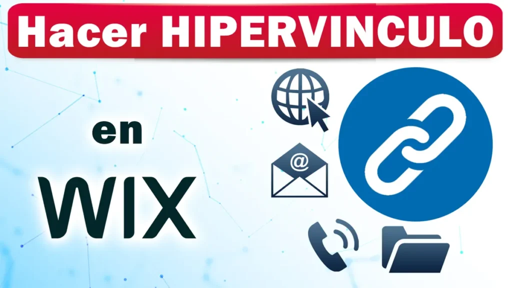 Como hacer un hipervínculo en Wix