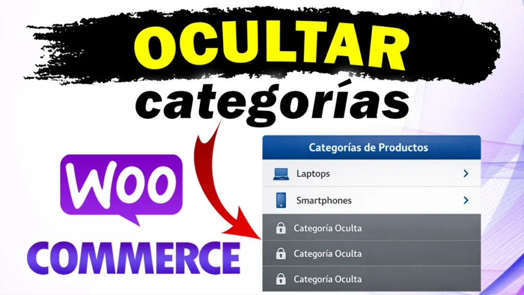 Ocultar categorías en WooCommerce