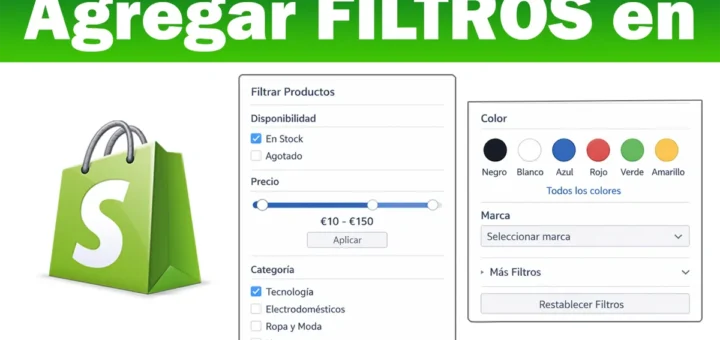Como agregar filtros en Shopify